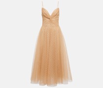 Monique Lhuillier Midikleid aus Tuell