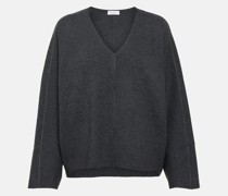Pullover aus Wolle, Kaschmir und Seide