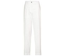 Dries Van Noten Hose aus Baumwoll-Twill