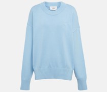 Ami Paris Pullover Ami de Cour aus Baumwolle und Wolle