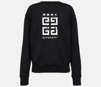 Givenchy Sweatshirt 4G Stars aus Baumwoll-Jersey
