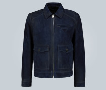 Prada Jacke aus Veloursleder