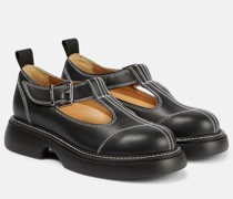 Ganni Mary-Jane-Loafers Everyday Buckle