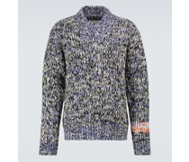 Jil Sander Jacquard-Pullover aus Wolle