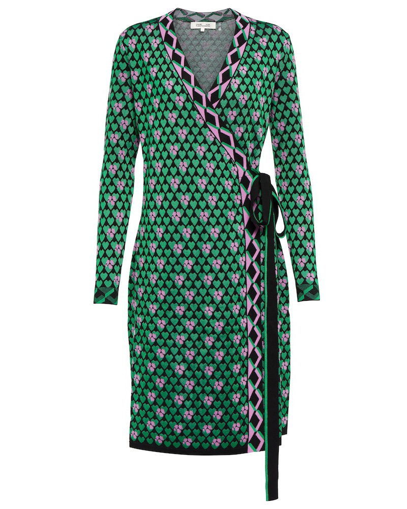 Diane von Furstenberg Damen Diane von Furstenberg Bedrucktes Wickelkleid
