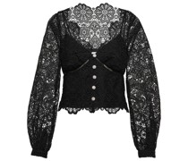 Verzierte Bluse aus Spitze