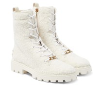Tod's Stiefel aus Faux Shearling
