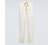 Commas Hose aus Leinen