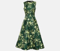 Emilia Wickstead Midikleid Mara aus Satin