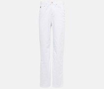 AG Jeans High-Rise Wide-Leg Jeans