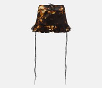 KNWLS Bedruckter Low-Rise-Minirock