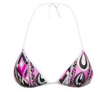 Bedrucktes Bikini-Oberteil