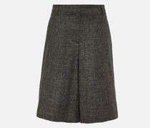 Bermuda-Shorts aus einem Wollgemisch