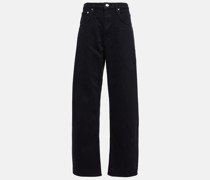 High-Rise Jeans Long Barrel