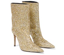 Alexandre Vauthier Ankle Boots mit Glitter