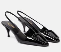 Slingback-Pumps 24 aus Leder