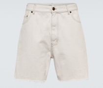 Saint Laurent Mid-Rise-Shorts aus Denim