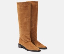 Souliers Martinez Stiefel Bertran aus Veloursleder