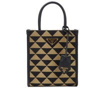 Prada Mini-Tote aus Jacquard