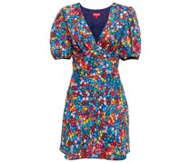 Staud Gebluemtes Minikleid Milla aus Crepe