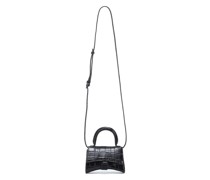 Balenciaga Schultertasche Hourglass Mini aus Leder