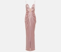 Robe aus Satin