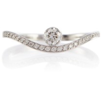Sophie Bille Brahe Ring Grace Diamant Blanc aus 18kt Weissgold und Diamanten