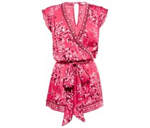 Poupette St Barth Gebluemter Playsuit Anaik