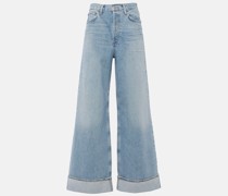 High-Rise Wide-Leg Jeans Dame