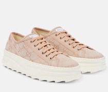 Gucci Bedruckte Plateau-Sneakers GG