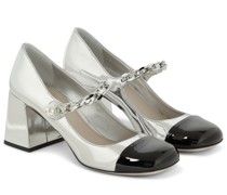 Miu Miu Mary-Jane-Pumps aus Leder