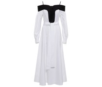 Gabriela Hearst Midikleid Elias aus Baumwolle
