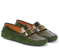 Tod's Mokassins Gommino aus Leder und Samt