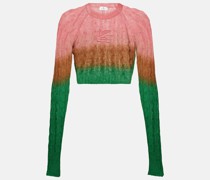 Etro Cropped-Pullover aus Wolle