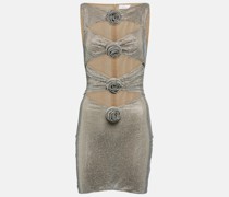 Giuseppe di Morabito Minikleid mit Kristallen
