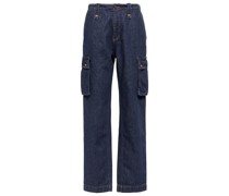Magda Butrym Mid-Rise Straight Jeans