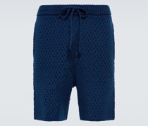 Shorts aus Wolle