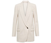 Brunello Cucinelli Blazer aus einem Baumwollgemisch