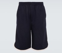 Shorts aus einem Wollgemisch