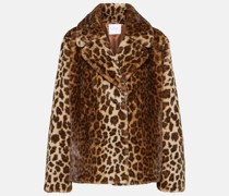 Velvet Bedruckte Jacke Amani aus Faux Fur