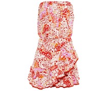 Poupette St Barth Bedrucktes Minikleid Ambra