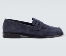 Manolo Blahnik Loafers Perry aus Veloursleder