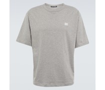 T-Shirt Face aus Baumwoll-Jersey