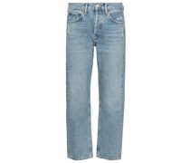 High-Rise Straight Jeans Parker