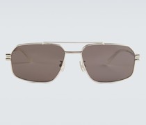 Aviator-Sonnenbrille mit Metallrahmen