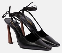 Saint Laurent Pumps Blade 105 aus Leder