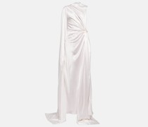 Roksanda Bridal Robe Orien aus Seidensatin