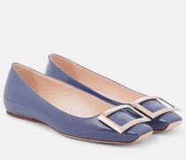 Roger Vivier Ballerinas Trompette aus Lackleder