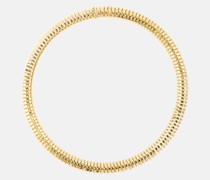 Halskette Versus aus 14kt Gelbgold mit Diamanten