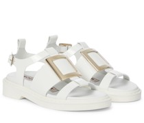 Roger Vivier Sandalen Viv' Rangers aus Lackleder